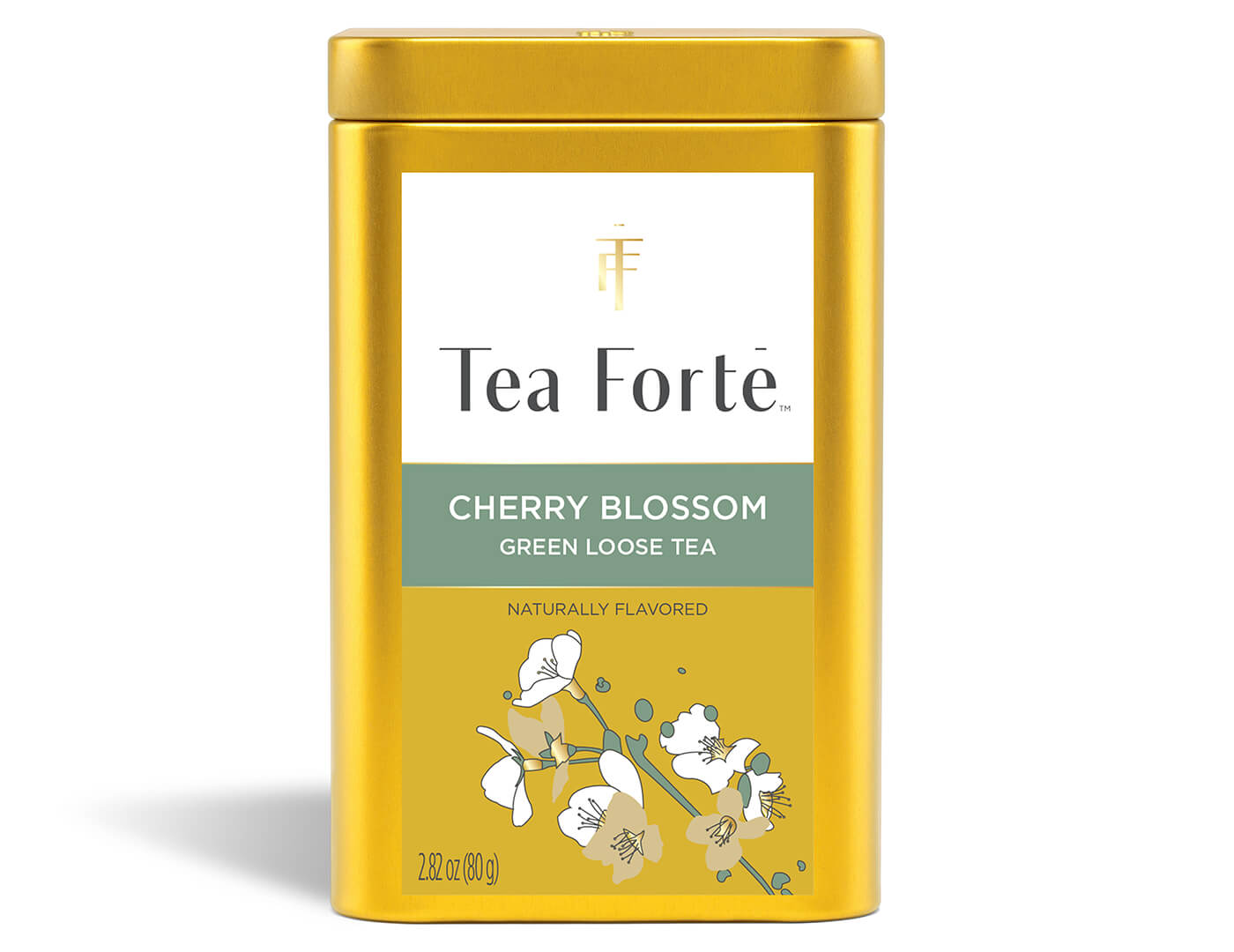 Cherry Blossom Loose Leaf Tea Canister - front view