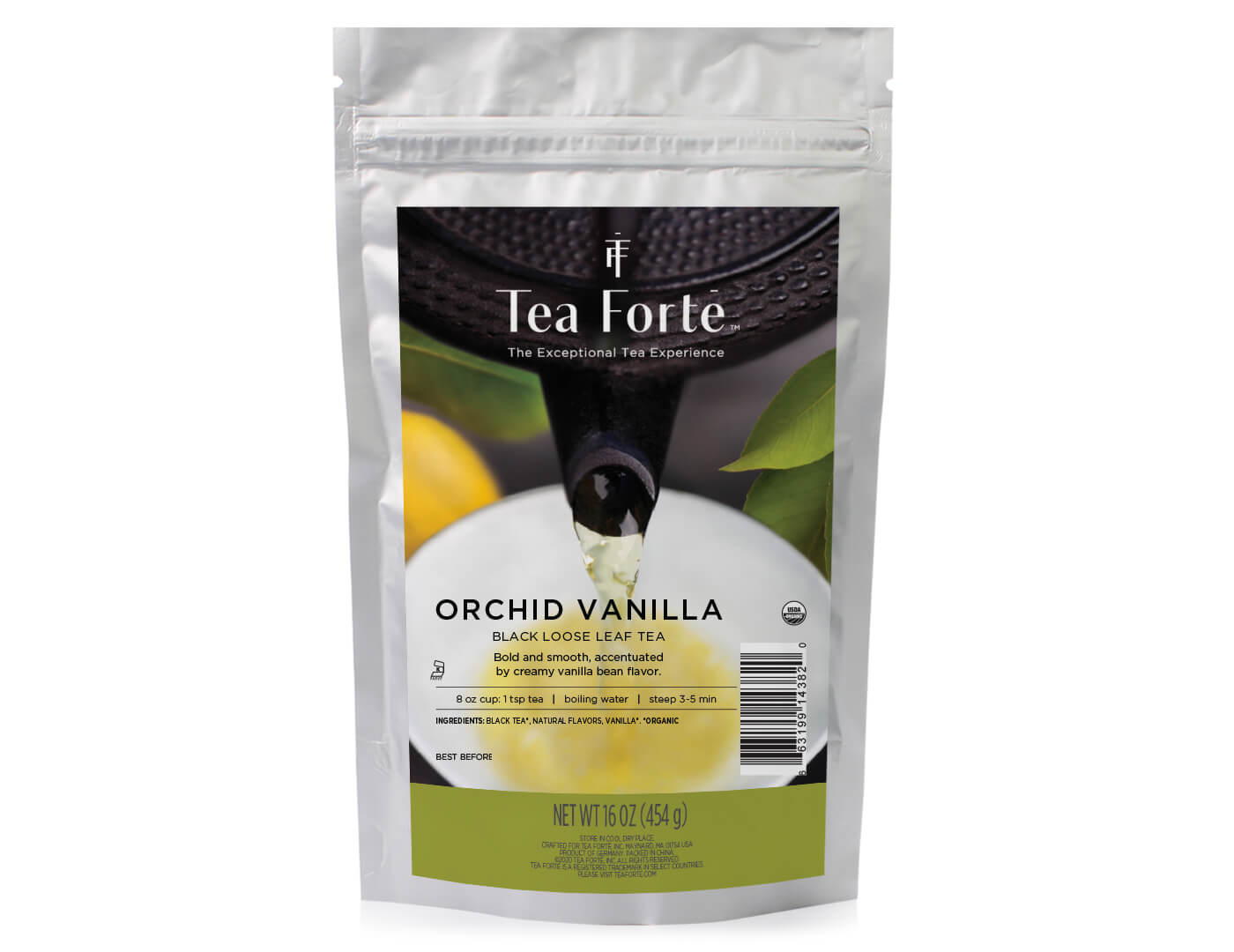Orchid Vanilla One Pound Loose Tea Pouch 