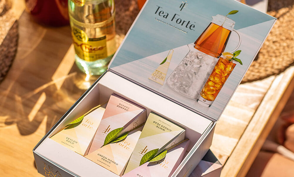 Tea Over Ice Sampler 5pk box, open