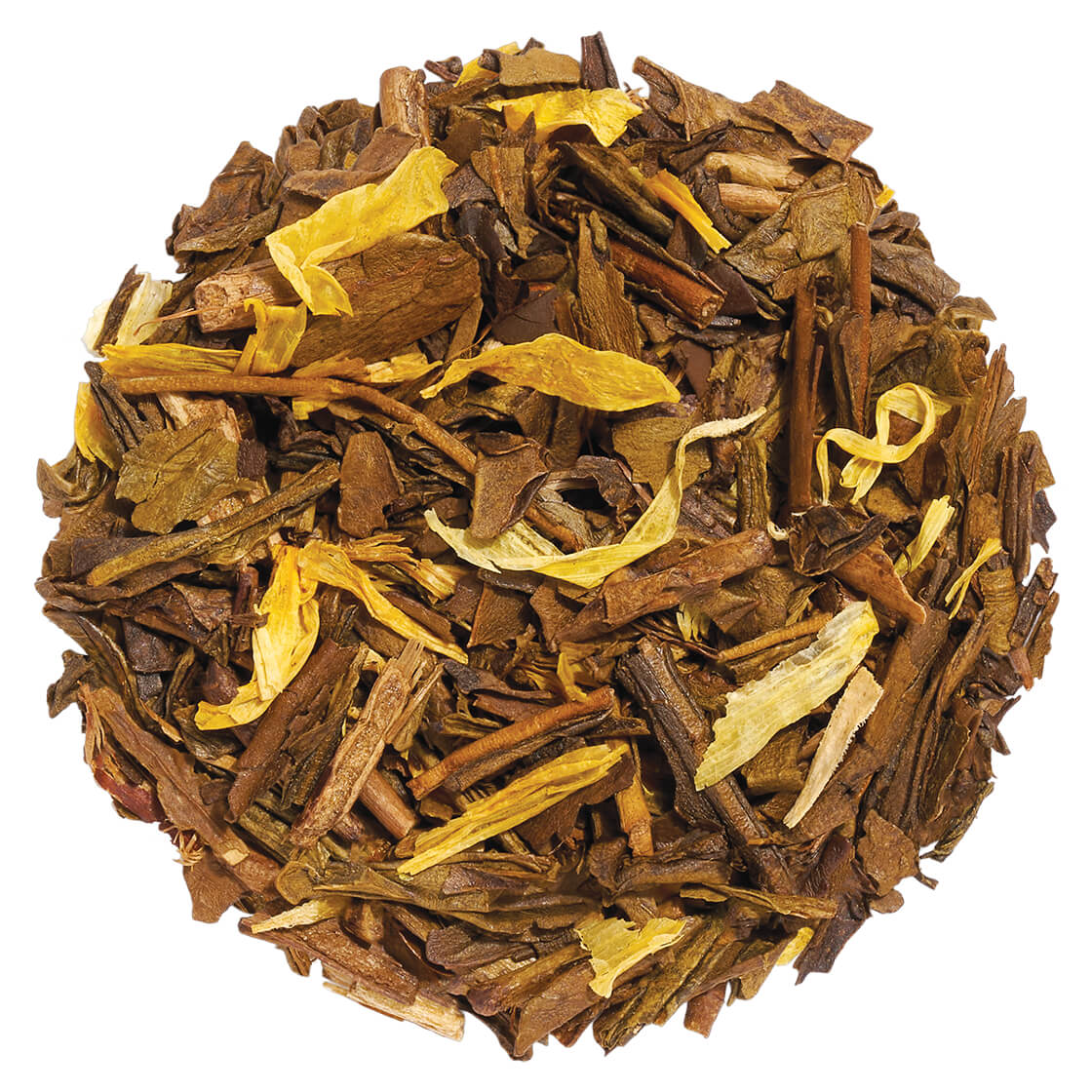 HONEY HOJICHA Tea Pile